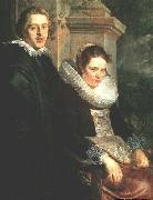 JORDAENS, Jacob Portrait of a Young Married Couple oil painting